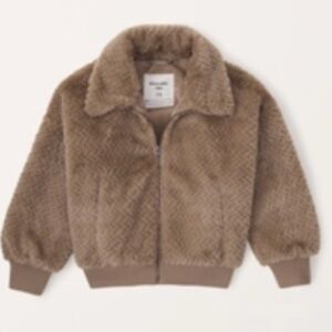 Abercrombie Kids Faux Fur Bomber NWOT